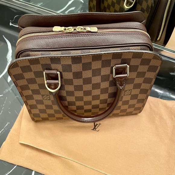 Authentic Vintage Louis Vuitton Damier Ebene Triana Bag - Picture 3 of 13